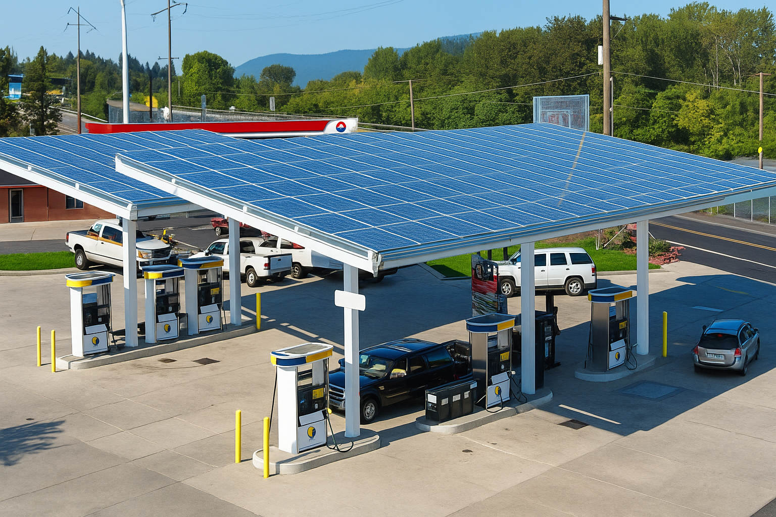 Intelligen Panel Solar Estacion Servicio